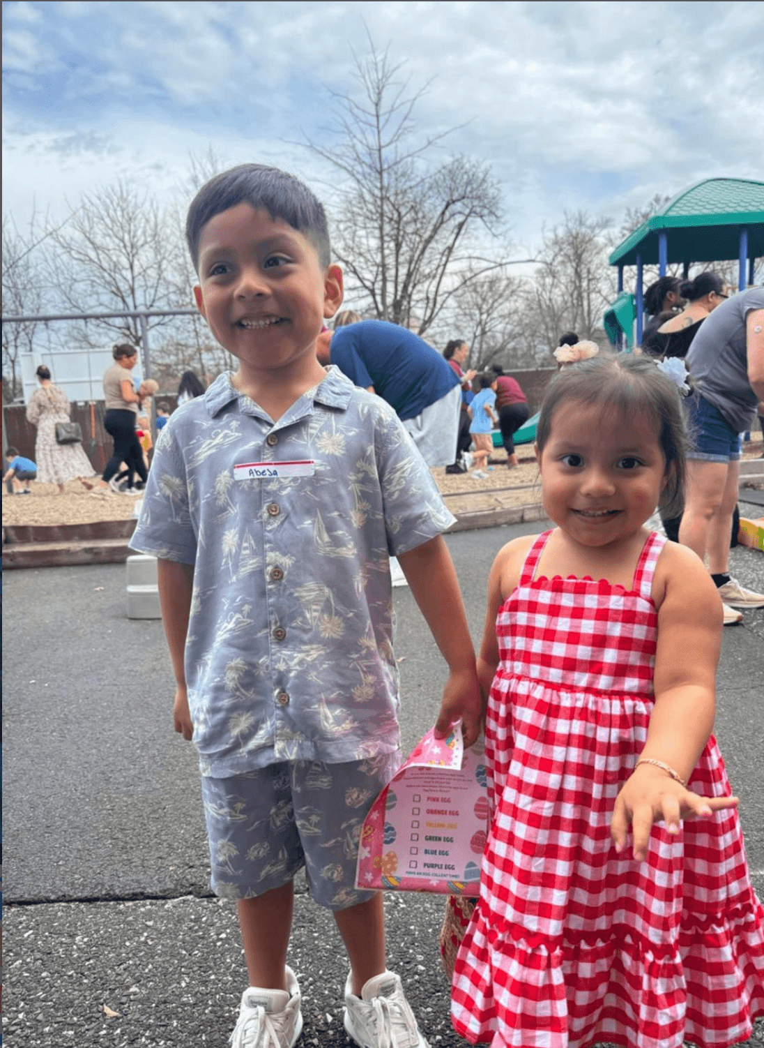 Families and children at an outdoor community event at Bright Beginners Academy Bensalem
