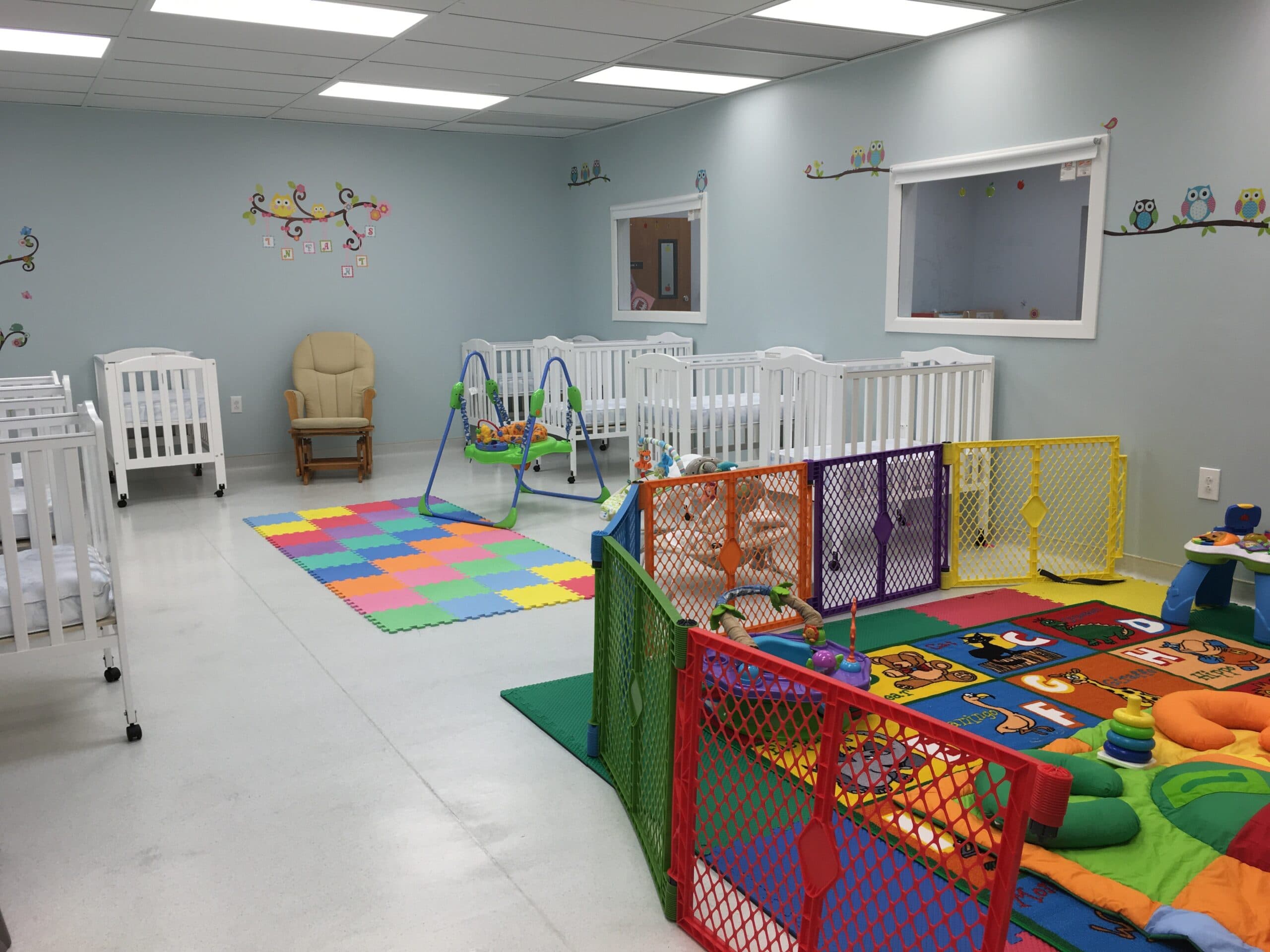 Infant room with safe, nurturing environment